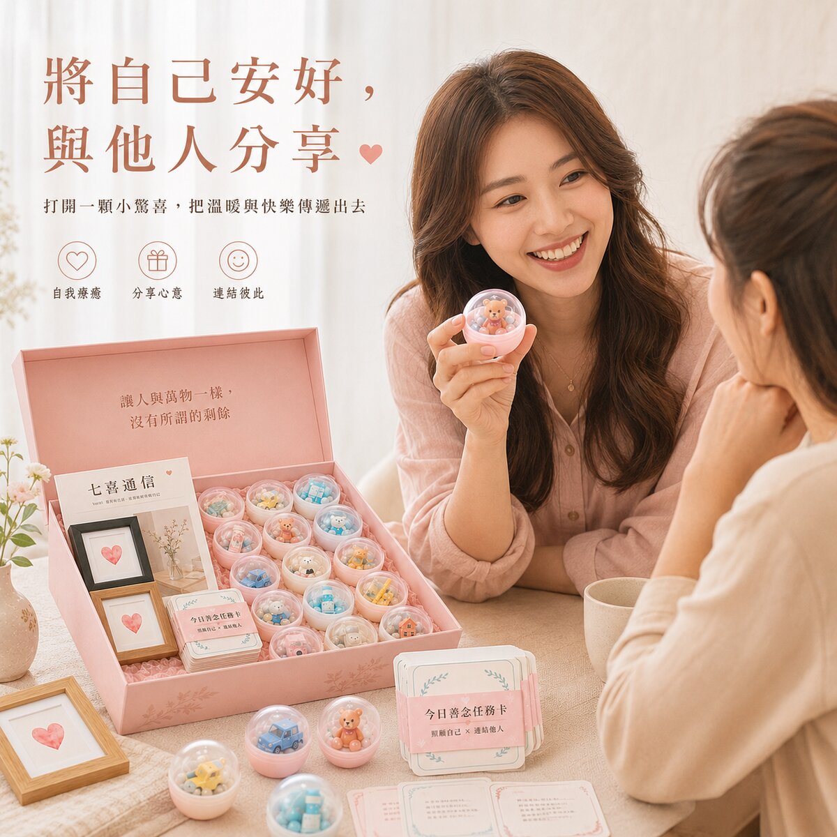 將自己安好與他人分享
